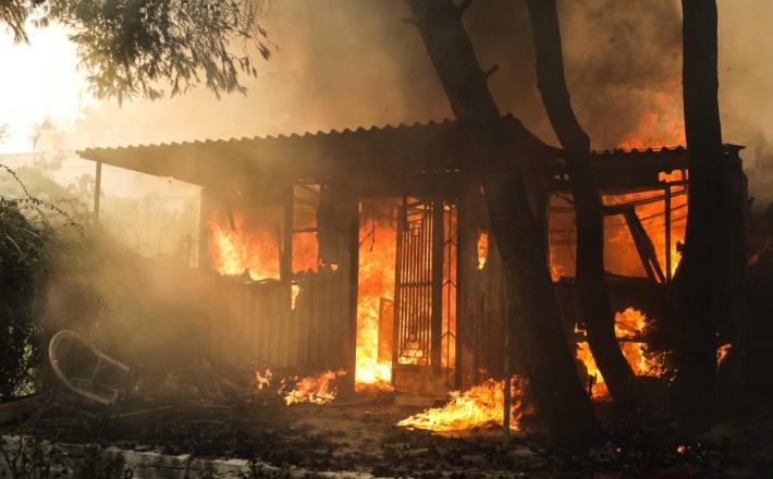 Grčija - požari 2018 