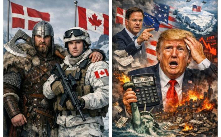 Kaos zaradi Trumpove zahteve po Greenlandiji Vir: X