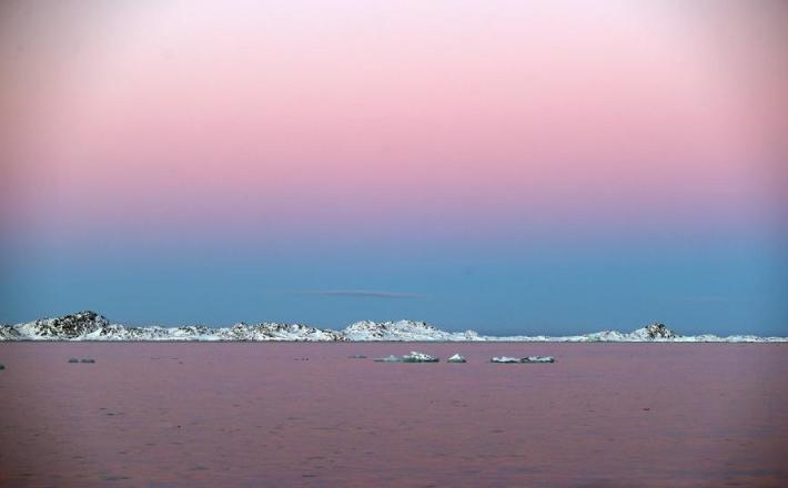 Pokrajina Nuuka na Grenlandiji, avtonomnem ozemlju Danske. (Xinhua/Li Ying)