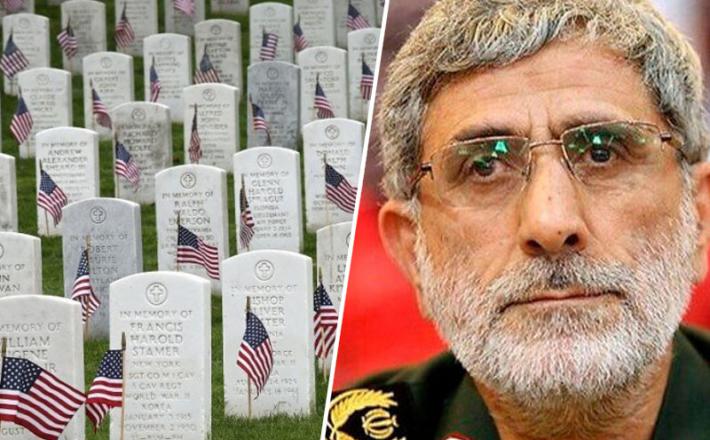 Ghaani, poveljnik Kudsa in ameriški grobovi