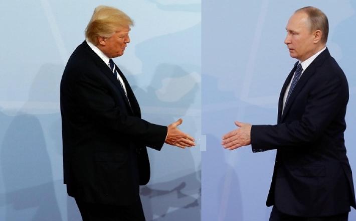 Putin Trump povsem prva