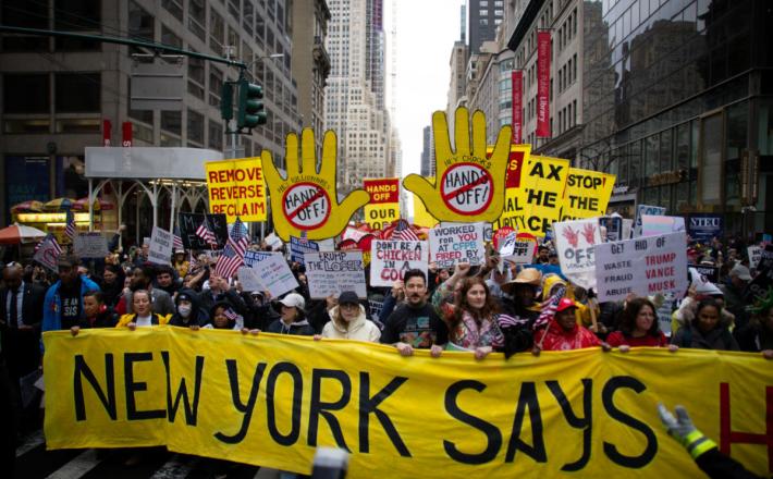 Demonstracije "Hands off" Vir:Telegram