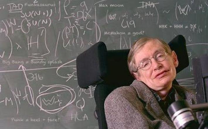 Fizik Stephen Hawking. Vir: YouTube