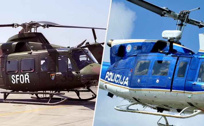 Helikopter, vojska, policija