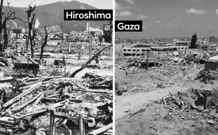 Hirošima in Gaza...