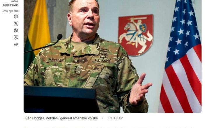 Napačne ocene in napovedi, a vedno znova citiran v zahodnih medijih: Ben Hodges