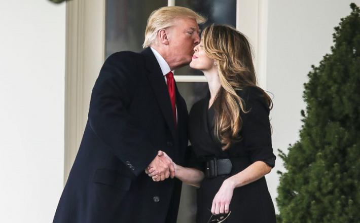 Donald Trump in Hope Hicks  Vir:Twitter,Sipa