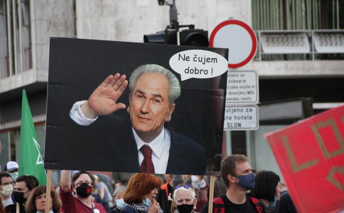 Janša in njegov politični mentor