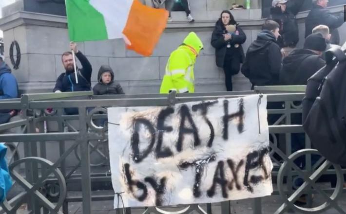 Protesti na Irskem se širijo...Vir: X