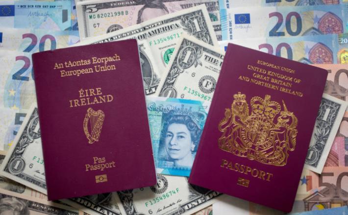 Irski in britanski potni list