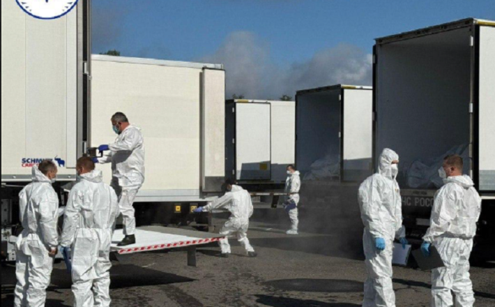 Izmenjava trupel Vir: X, posnetek zaslona