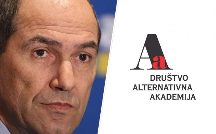 Janez Janša in Društvo Alternativna akademija