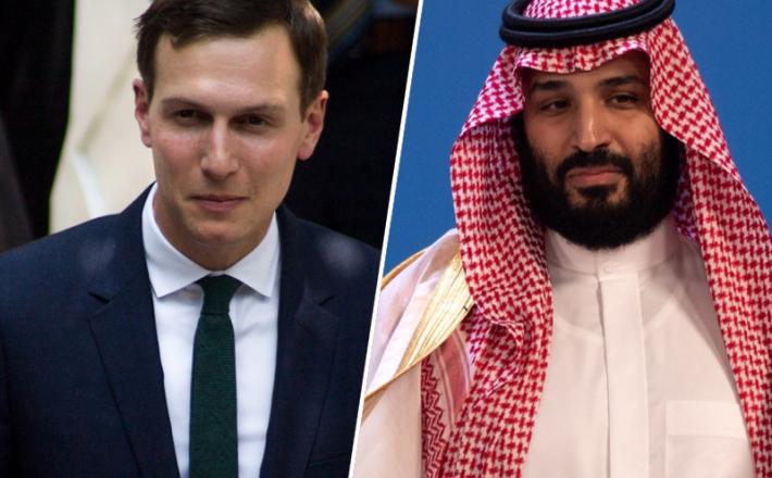 Jared Kushner in  Mohammed bin Salman
