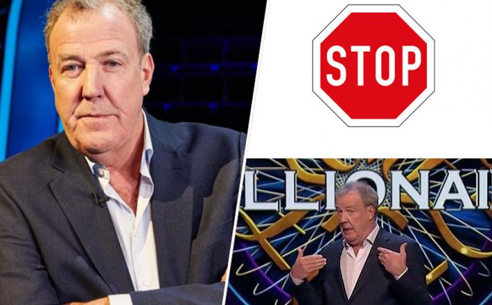 Jeremy Clarkson in STOP znak