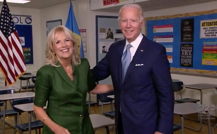 Prva dana ZDA Jill Biden in Joe Biden Vir:Twitter