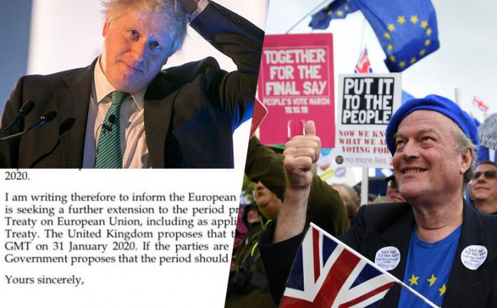 Johnson, nepodpisano pismo in zahteve po potrditvenem referendumu