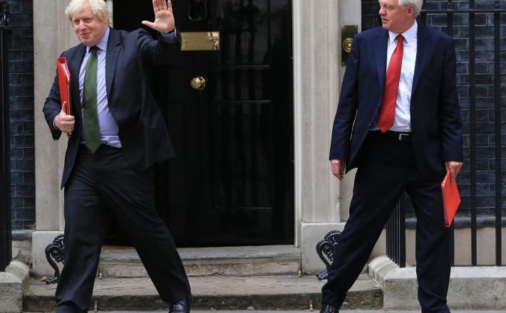 Boris Johnson in David Davis