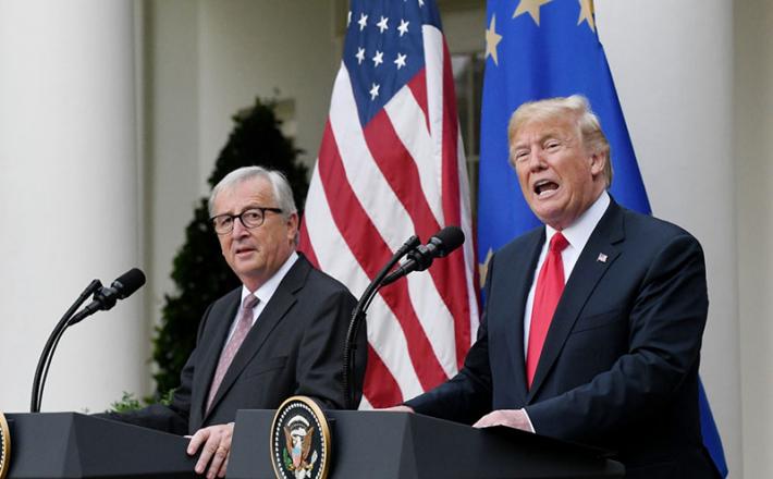 Jean-Claude Juncker in Donald Trump