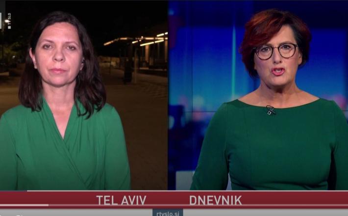 Karmen Švegel znova na napačni strani fronte Vir: RTV SLO, posnetek zaslona