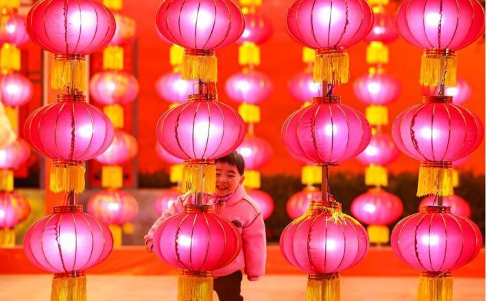 Otrok v provinci Gansu 13. februarja 2026. (Foto: Hou Chonghui/Xinhua)