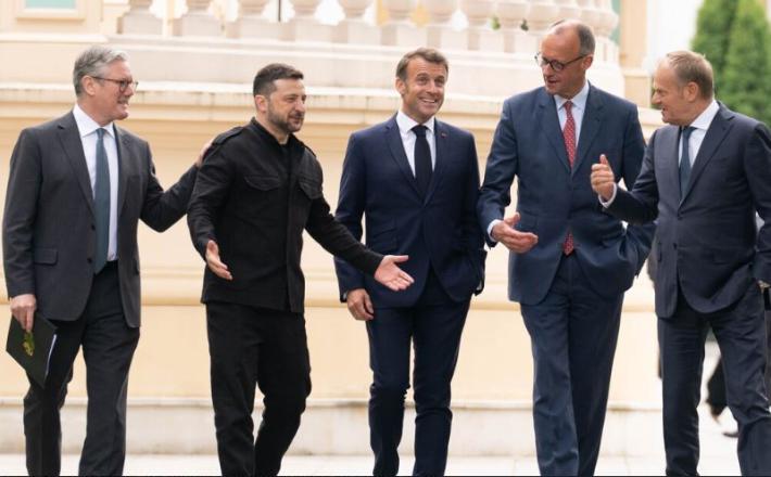 Takoimenovana »koalicija voljnih«: Madžarski premier opozarja, da blok evropskih držav spreminja svojo gospodarstvo, da bi v petih letih dosegel popolno bojno pripravljenost. Vir: X, posnetek zaslona