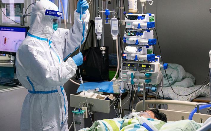 Koronavirus - zdravnik in pacient