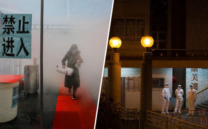 Koronavirus, evakuacija in dezinfekcija