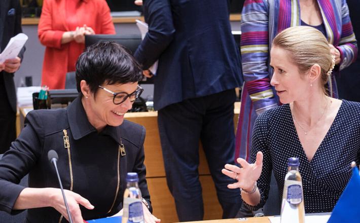 Mareta Kos in Kaja Kallas  Vir: X