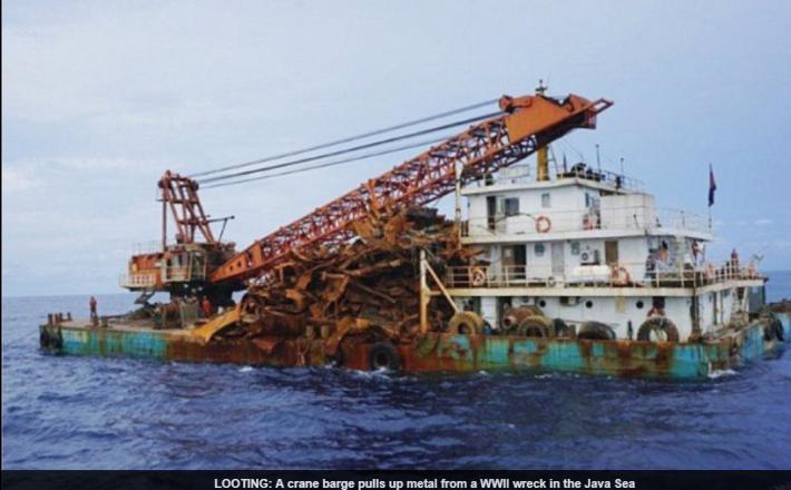 Ladja z železom - kitajska