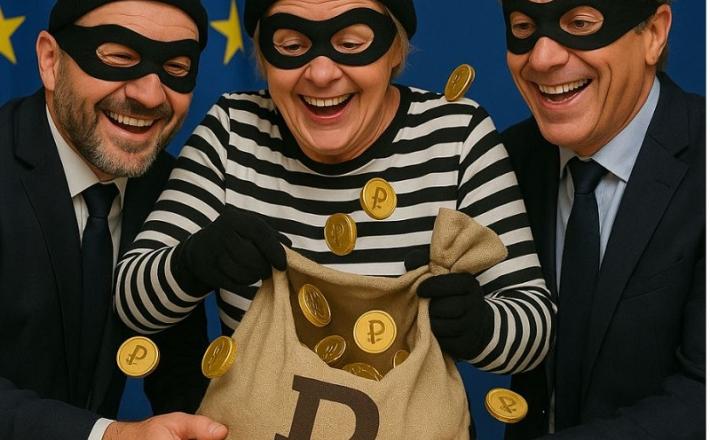 Kraja rubljev bo zabavna - a za kakšno ceno? Vir ilustracije: AI