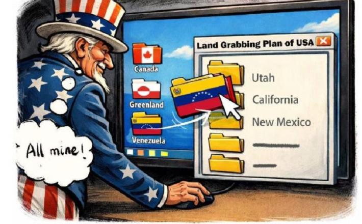 Ameriška požrešnost nima meja...Vir: Xinhua