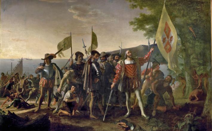 Prihod Kolumba   Vir: John Vanderlyn/Wikimedia Commons/Public Domain