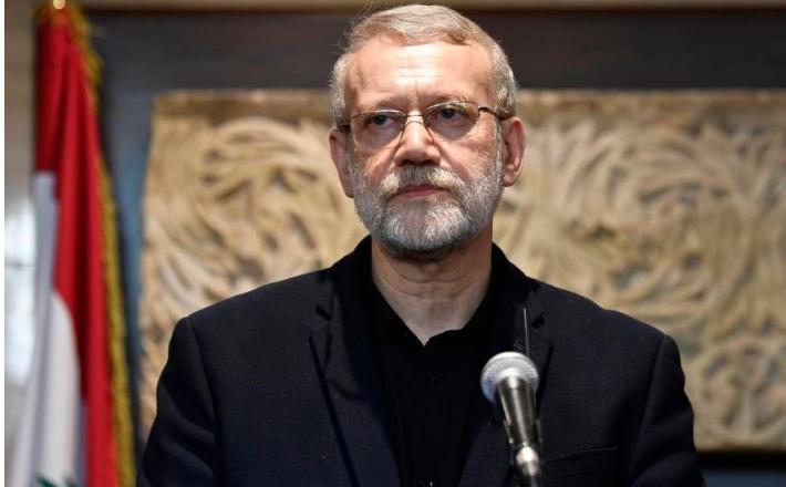 Ali Larijani, glavni svetovalec Alija Hameneija, Bejrut 15. 11. 2024. (Str/Xinhua)