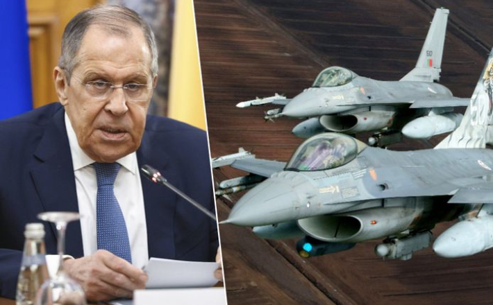 Lavrov opozoril zahod, kako bodo v Rusiji ocenjevali prihod F-16