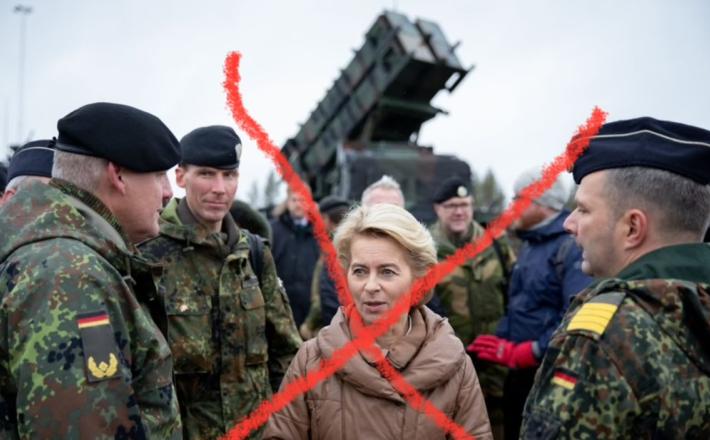 Šefica EK Leyen Vir:X