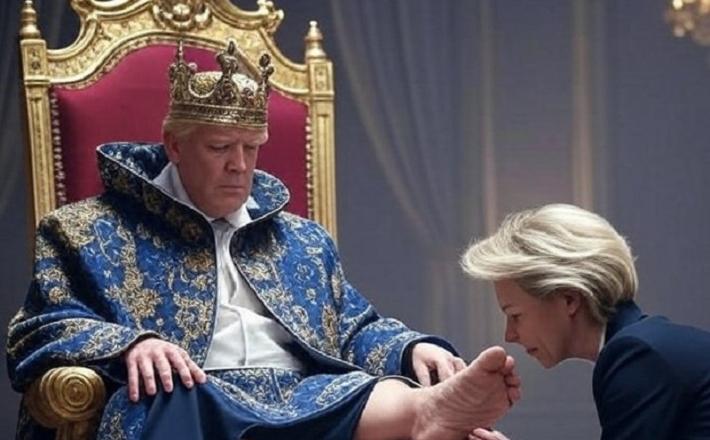 Prava slika dogovora med EU in ZDA  Vir: X