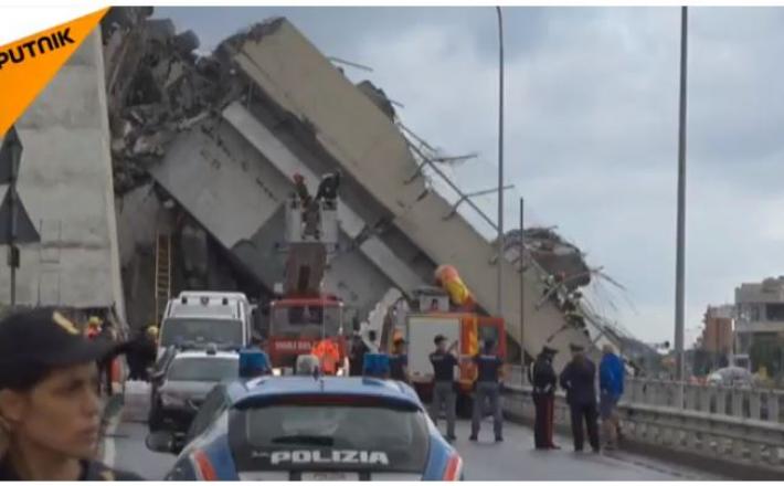 Genova, posnetek v živo - Vir:Sputnik