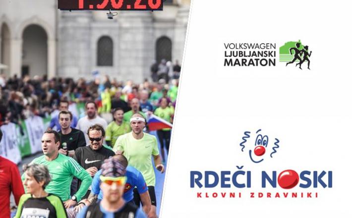 Ljubljanski maraton in rdeči noski