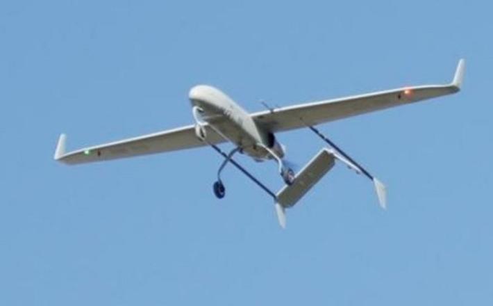 Ukrajinski dron - nad Latvijo...Vir: X