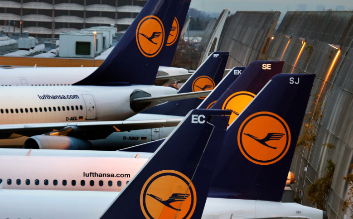 Lufthansa - letapa prizemljena