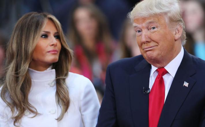 Melania Trump in Donald Trump