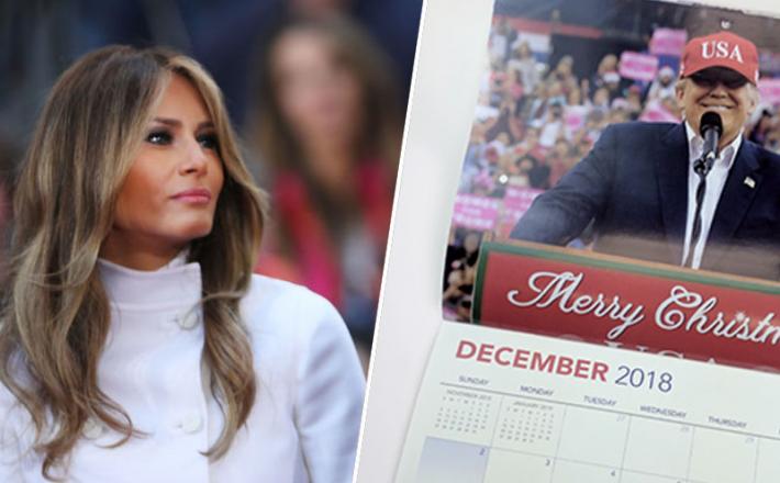 Melania Trump in koledar