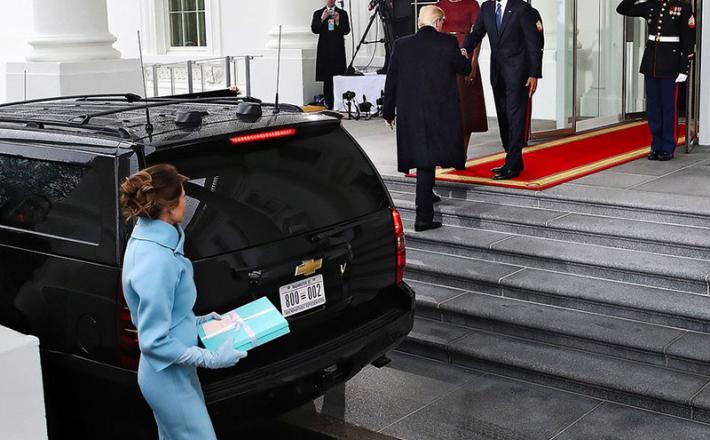 Melania Trump, Donald Trumm in Barack Obama