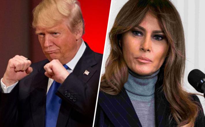 Melania in Trump - borec