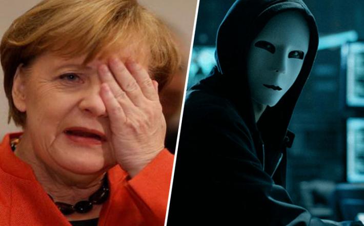 Angela Merkel in heker