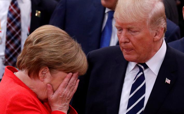 Angela Merkel in Donald Trump