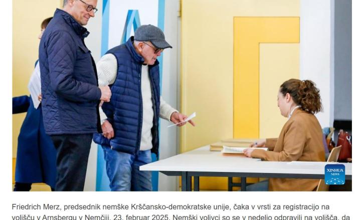Merz na volišču
