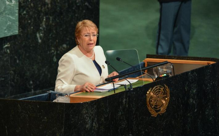 Michelle Bachelet, komisarka za človekove pravice OZN Vir:Pixell