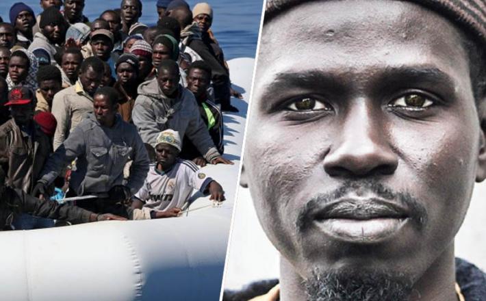 Migranti v čolnu