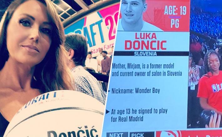 Mirjam in Luka Dončić